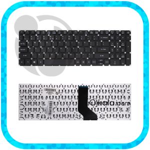 کیبورد لپ تاپ ایسر Aspire E5-532 مشکی اینترکوچک بدون فریم به همراه کلید پاور