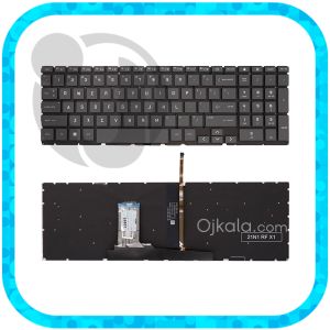 کیبورد لپ تاپ اچ پی Victus 15-FA نوک مدادی اینتر کوچیک با بکلایت - نو