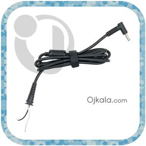 کابل شارژر اچ پی 3.0*4.5 میلی متر سر آبی