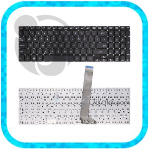 کیبورد لپ تاپ ایسوس K551 مشکی اینترکوچک بدون فریم و بکلایت