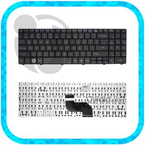 کیبورد لپ تاپ ام اس آی CX640 مشکی اینتر کوچک با فریم - نو 