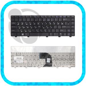 کیبورد لپ تاپ دل Vostro 3500 مشکی اینتر کوچک با فریم بدون بکلایت 