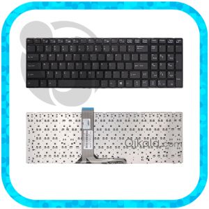  کیبورد لپ تاپ ام اس آی CX61 مشکی اینتر کوچک با فریم بدون بکلایت