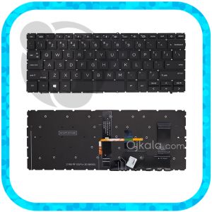 قیمت خرید و بررسی تخصصی کیبورد لپ تاپ اچ پی EliteBook 830 G9 / 840 G9 / 845 G9 مشکی اینتر کوچک بدون فریم با بکلایت و دکمه پاور