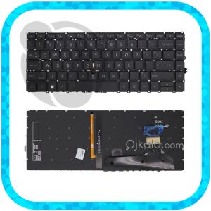 خرید آنلاین و برسی تخصصی کیبورد لپ تاپ اچ پی EliteBook 840 G7 مشکی اینتر کوچک بدون فریم با بکلایت، پوینت و دکمه پاور