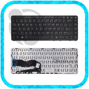 کیبورد لپ تاپ اچ پی EliteBook 850 G1 مشکی اینتر کوچک با فریم بدون بکلایت