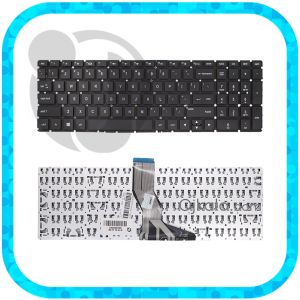 کیبورد لپ تاپ اچ پی Pavilion 15-AU مشکی اینترکوچک بدون فریم و بکلایت