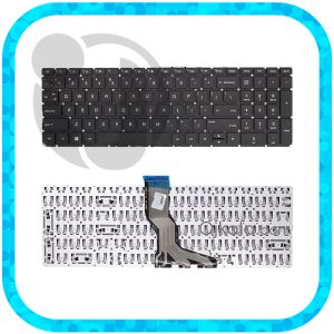  کیبورد لپ تاپ اچ پی Pavilion 15-BS مشکی اینتر کوچک بدون فریم و بکلایت