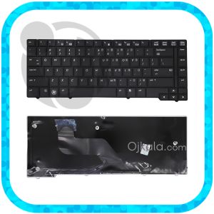  کیبورد لپ تاپ اچ پی EliteBook 8440 مشکی اینتر کوچک بدون موس، فریم و بکلایت