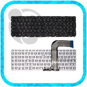 کیبورد لپ تاپ اچ پی Pavilion 15-P مشکی اینترکوچک بدون فریم و بکلایت