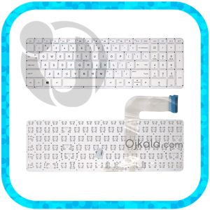 خرید آنلاین و برسی تخصصی کیبورد لپ تاپ اچ پی Pavilion 15-P سفید اینترکوچک بدون فریم و بکلایت