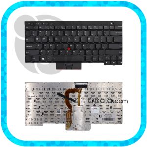 کیبورد لپ تاپ لنوو ThinkPad T430 مشکی اینتر کوچک با فریم و موس و بکلایت