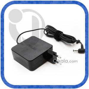 آداپتور لپ تاپ ایسوس پین (2.5*5.5) 19V 3.42A 65W سر نرمال مربعی 
