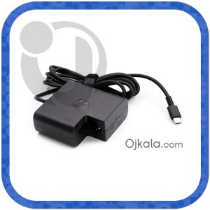 آداپتور لپتاپ اچ‌ پی 20V 3.25A 65W TYPE-C به همراه کابل برق - مربعی 