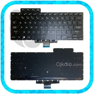 کیبورد لپ تاپ ایسوس TUF Gaming GA503 بدون فریم - اینتر کوچیک با بکلایت , با کلید پاور - نو