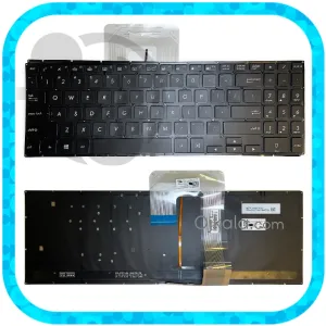 کیبورد لپ تاپ ایسوس VivoBook Flip TP510 مشکی بدون فریم اینتر کوچک - با بکلایت - نو