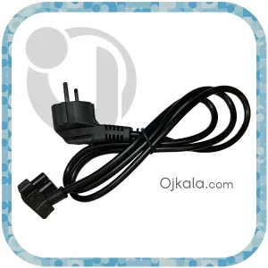 کابل برق سه پین خطی شارژر لپ تاپ 