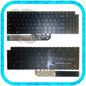 کیبورد لپ تاپ دل INSPIRON 15 3510 بدون فریم - اینتر کوچک با بکلایت - نو