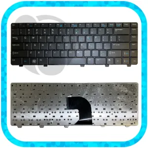کیبورد لپ تاپ دل Vostro 3500 مشکی اینتر کوچک با فریم بدون بکلایت 